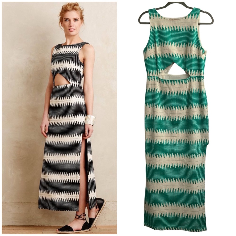 Mara Hoffman Cut Out Maxi Dress Sz 4